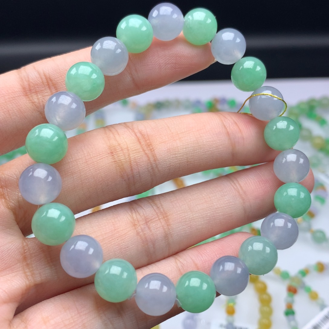 翡翠手链未镶嵌卡