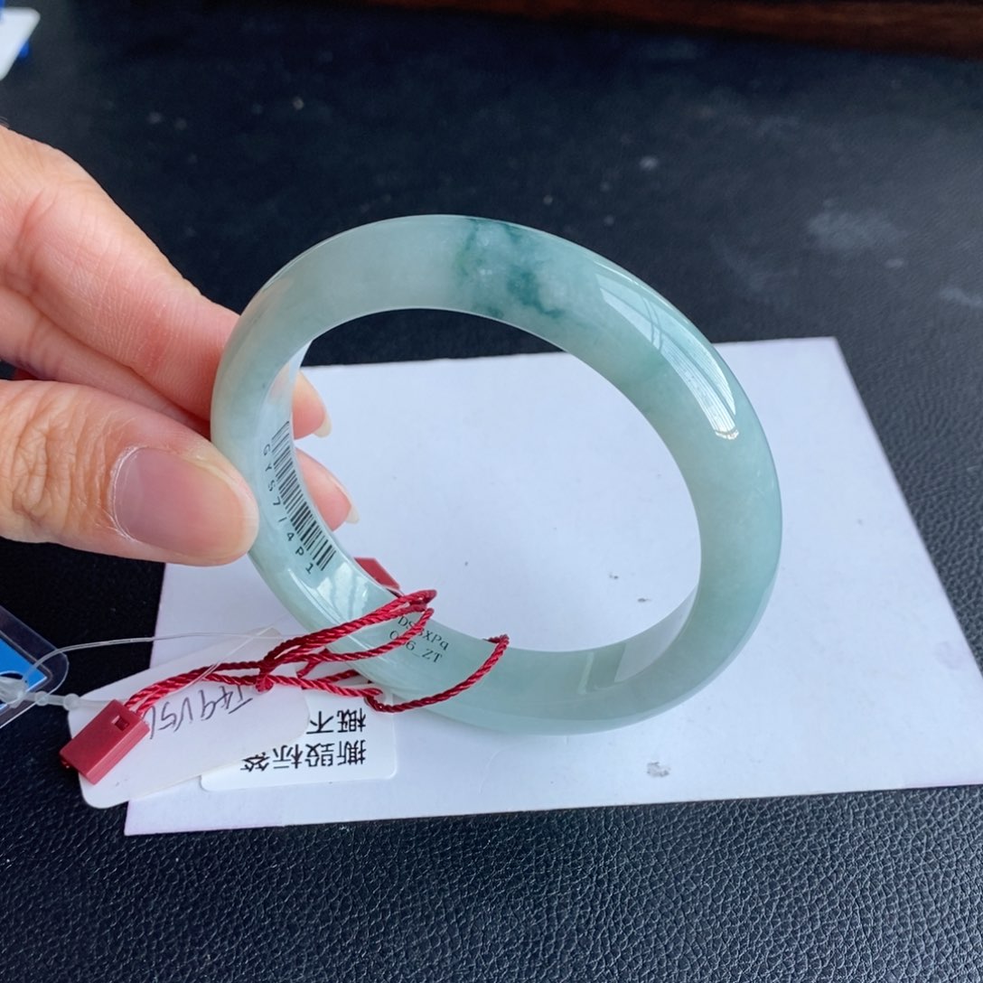 未镶嵌手镯翡翠小*沫55正圈