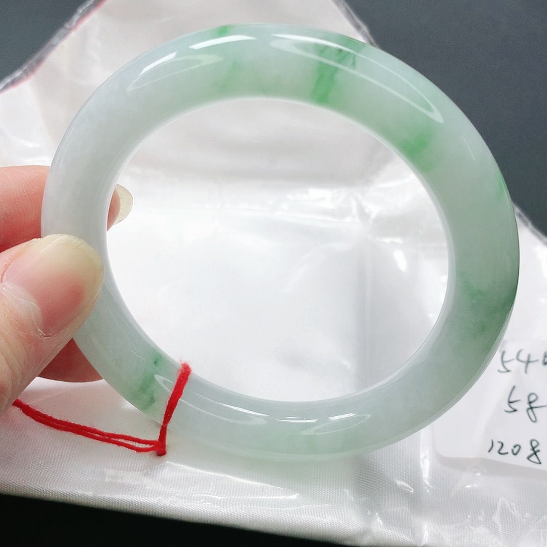 翡翠手镯未镶嵌缅甸天然A货翡翠