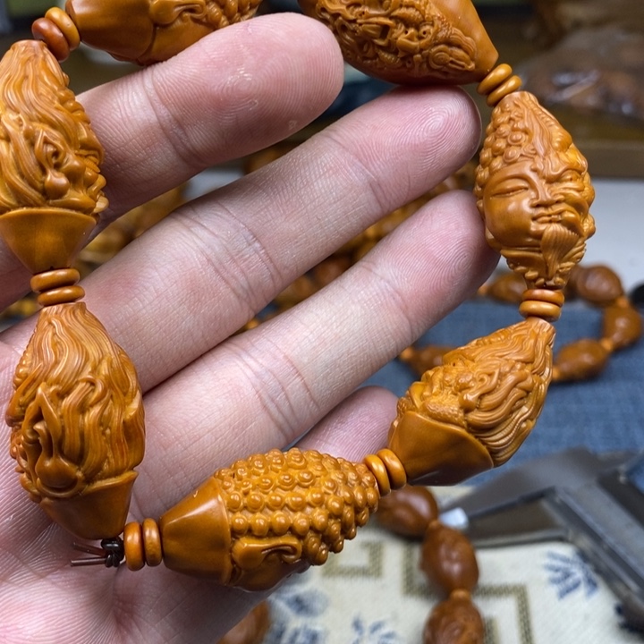 橄榄核手串/手链橄榄核雕工艺手串