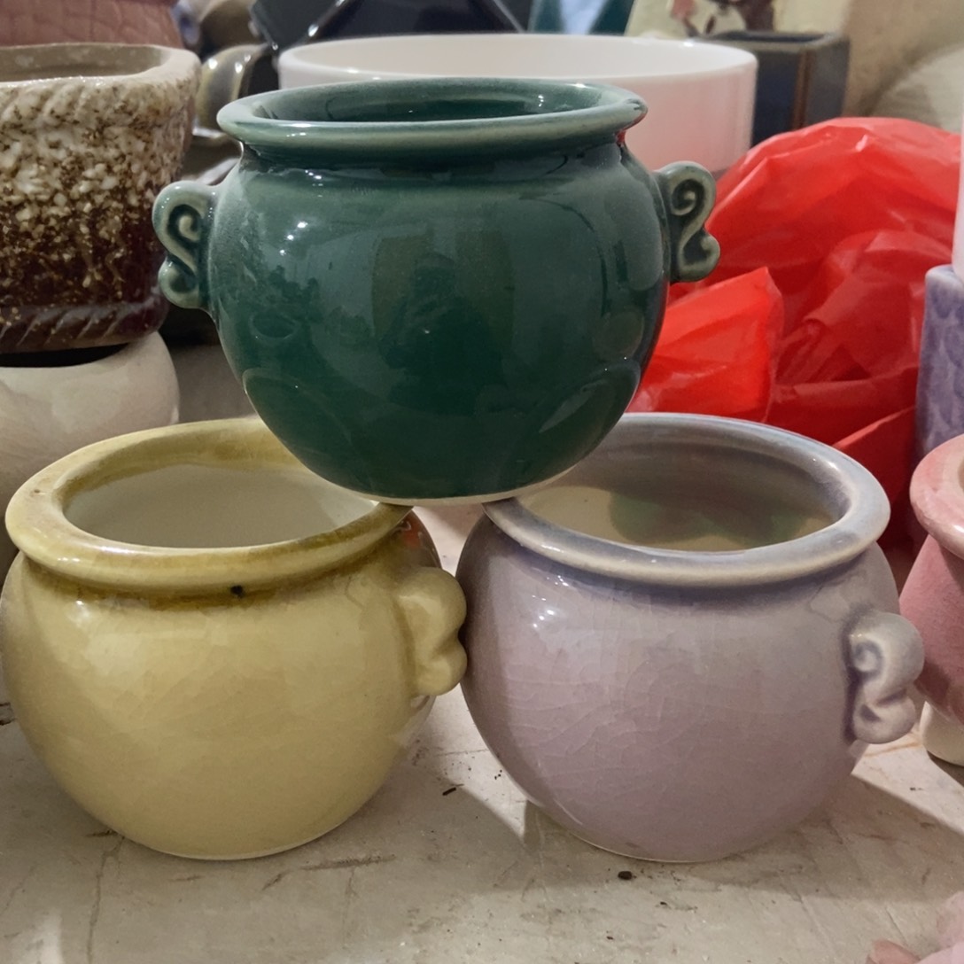 红陶高温陶瓷花盆