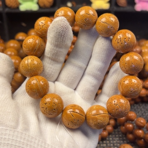 桃核吊坠18桃核黄皮小金豆