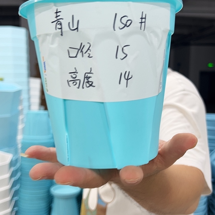 清仓青山口15高14蓝色12个无托