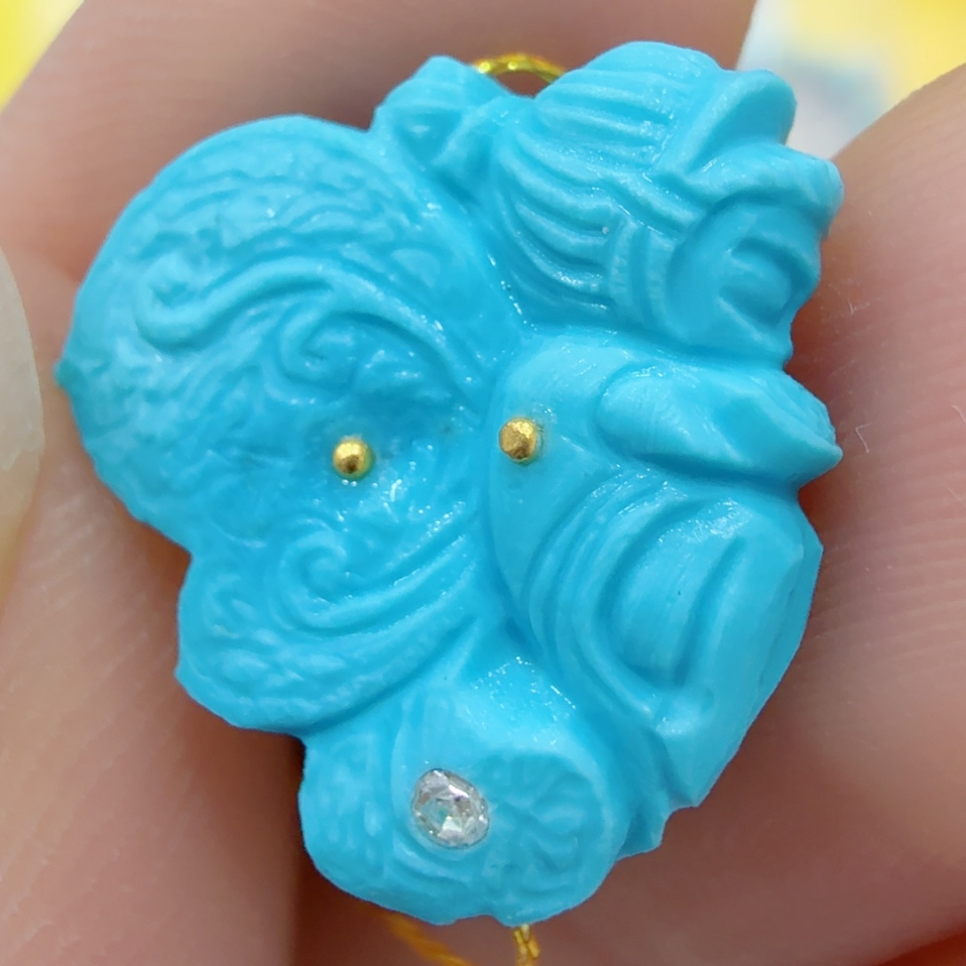 绿松石未镶嵌珠宝奇石