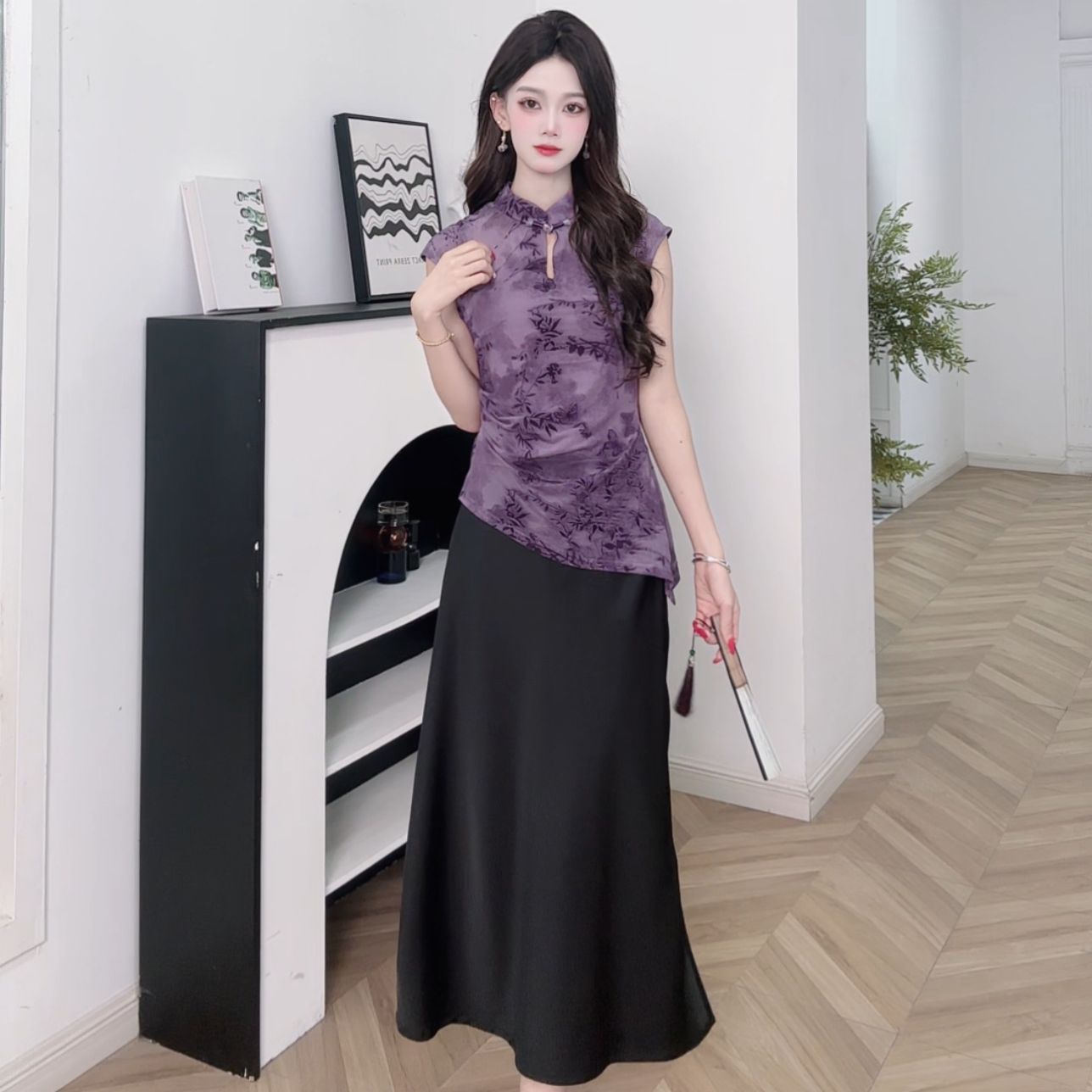 IEF/爱依服2025夏季新款新中式东方美学气质有韵味上衣