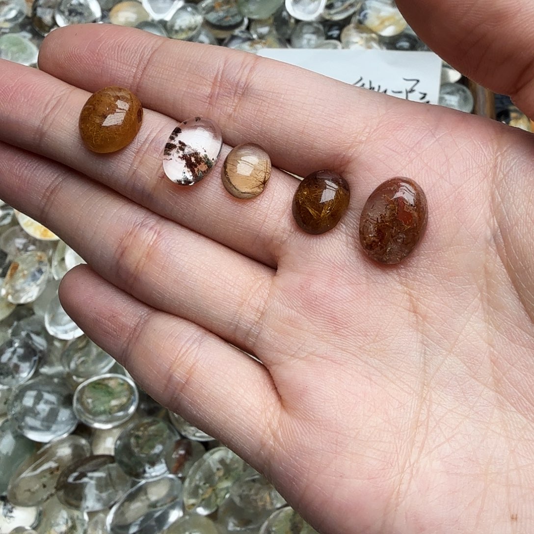 哆***花水晶珠宝半成品未镶嵌