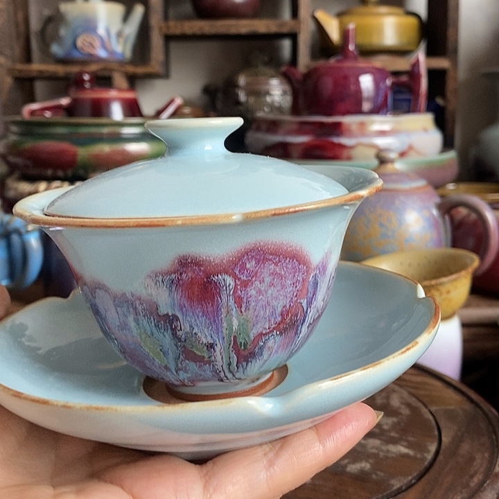 ?*?中国神后钧瓷茶具