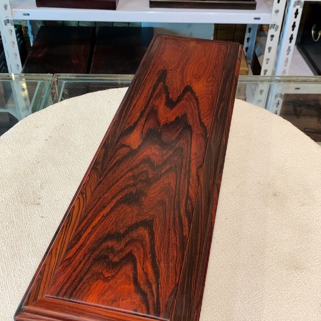 微凹黄檀（南美大红酸枝）独板机关盒50/14/9