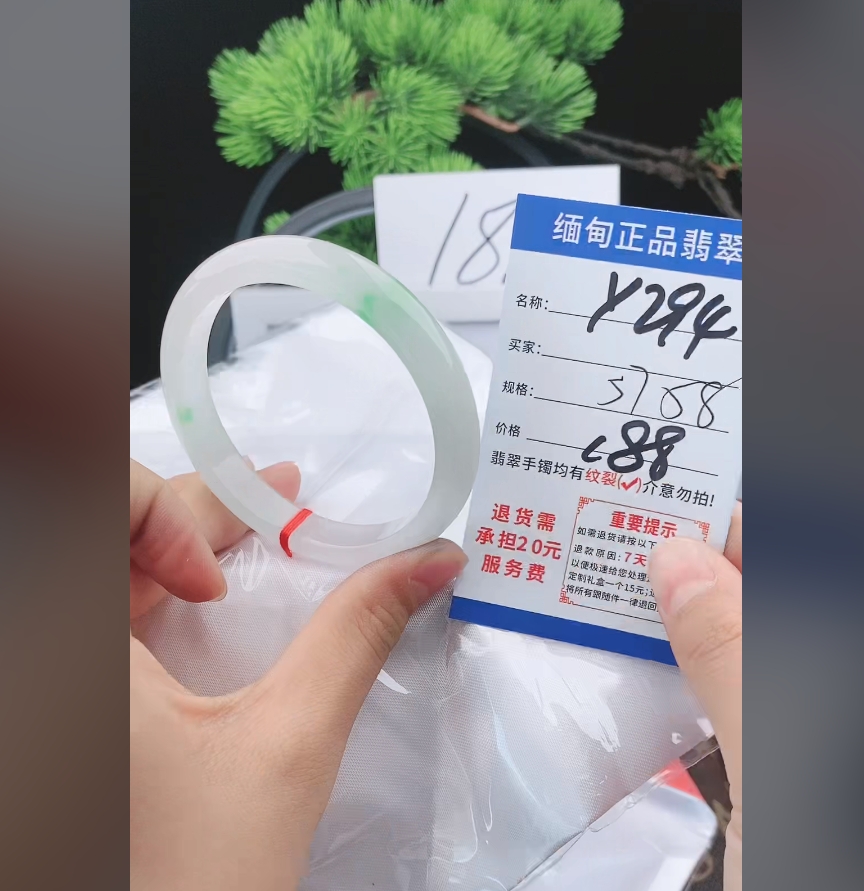 Y294【正品 缅甸翡翠】实物以直播间为准微色差