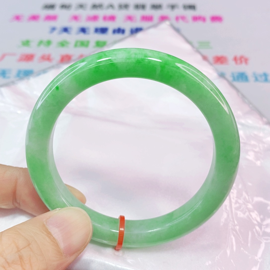 未镶嵌手镯翡翠X*a52.8圈口正圈