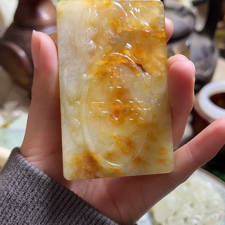 紫金钵盂菩提把件