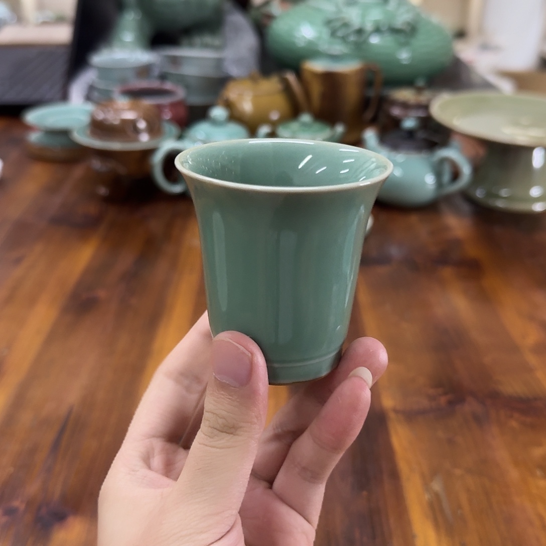 龙泉青瓷茶器微瑕8305