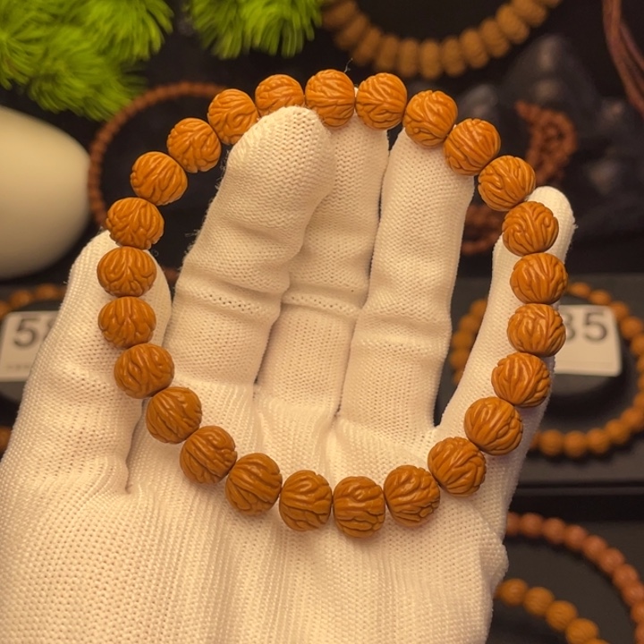 安***o吊坠桃核野生精品小金豆10尺寸