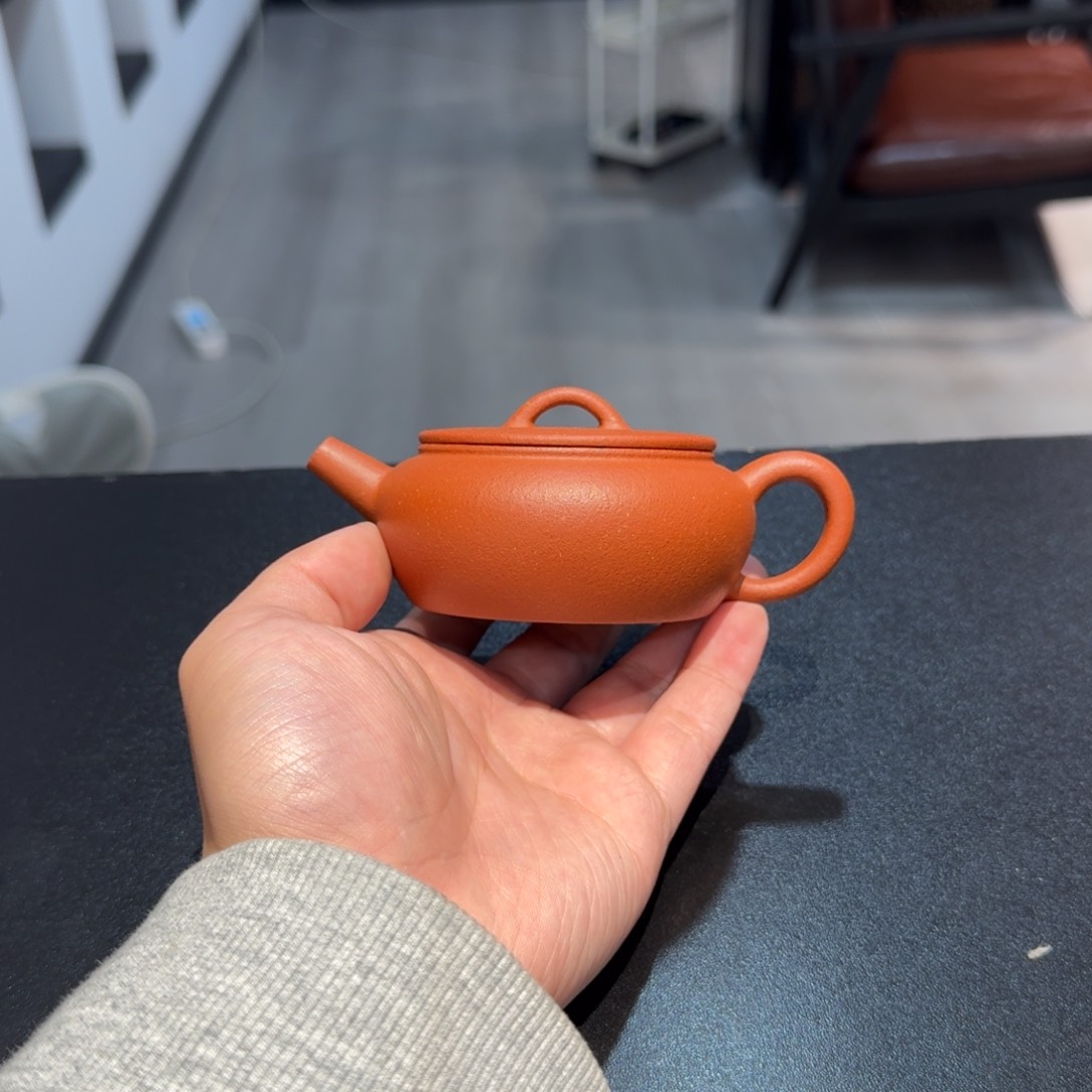 紫砂茶壶释*纯红大彬