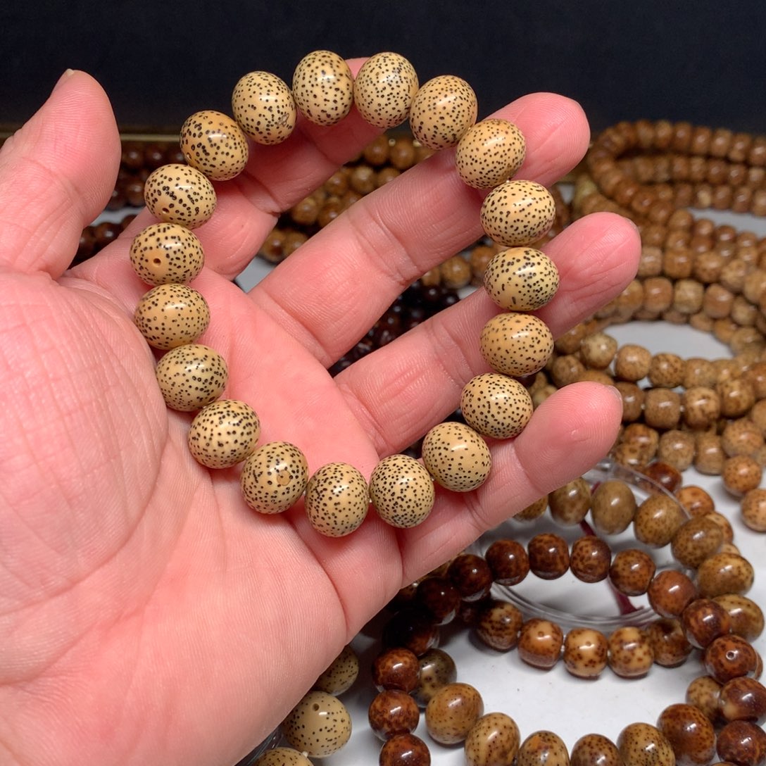 吊坠星月菩提陈化料1412尺寸胖苹果圆