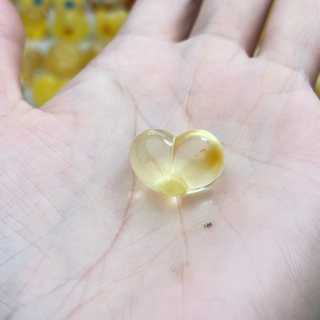 鱼***水琥珀未镶嵌吊坠(不含链)