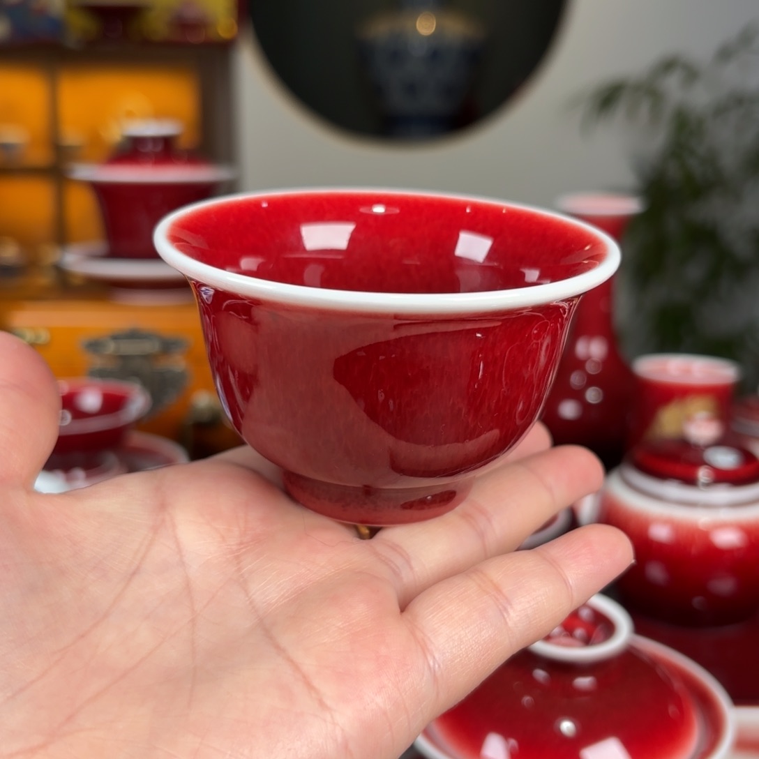 杯子景德镇高温原矿釉