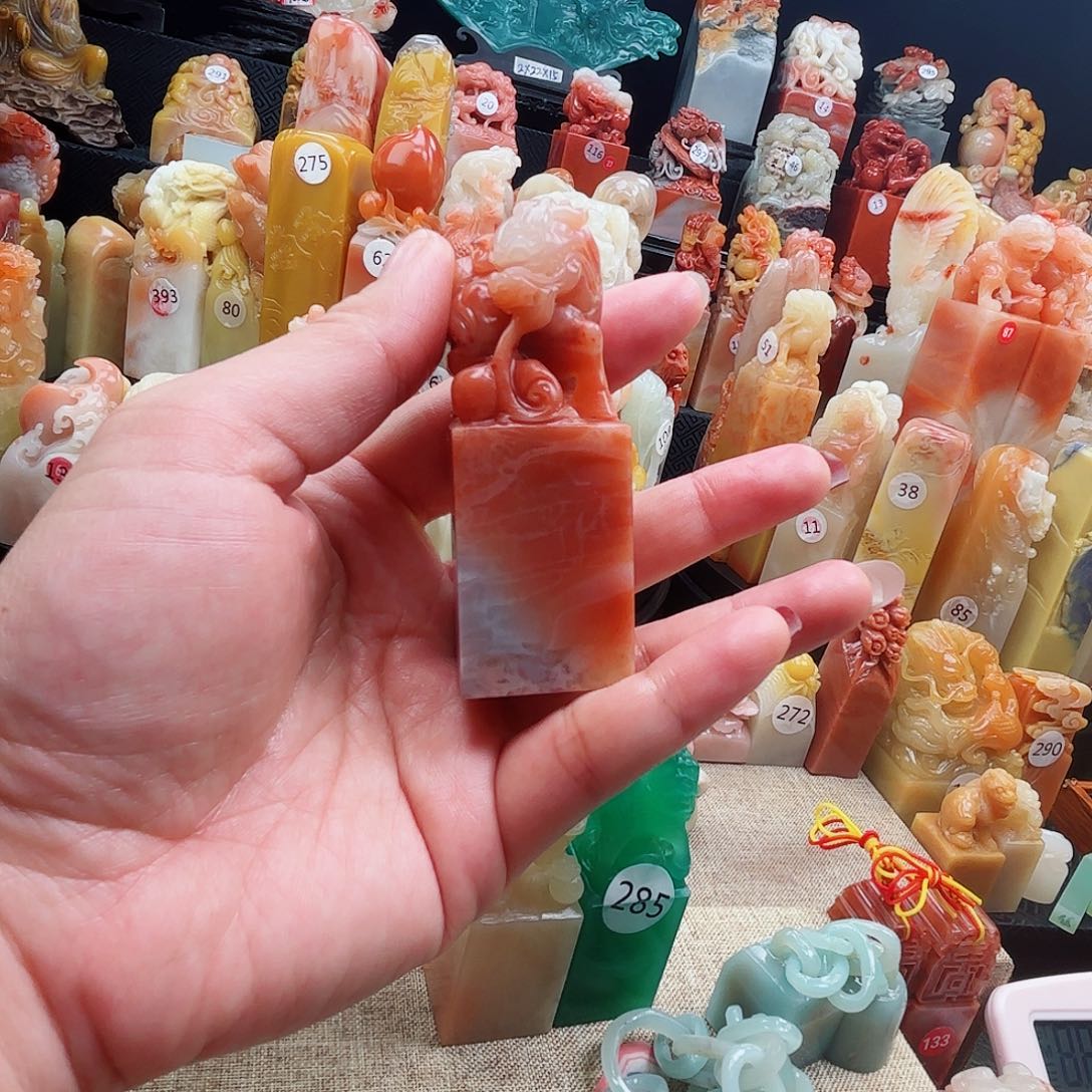 寿山石印石寿司寿山