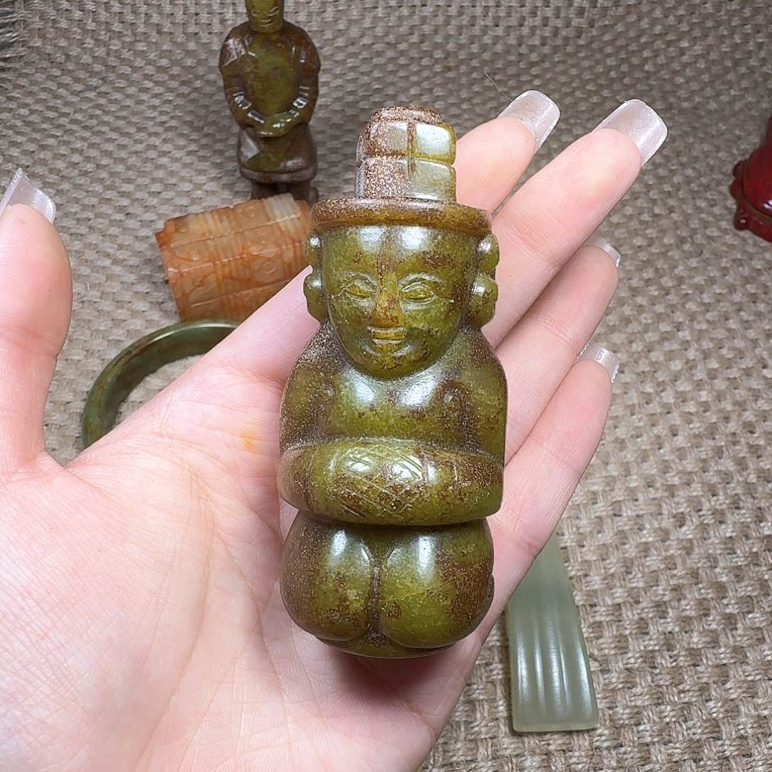 白玉菩提吊坠挂件