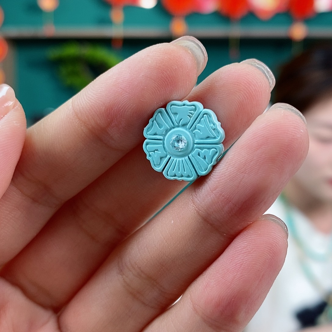 绿松石珠宝奇石未镶嵌