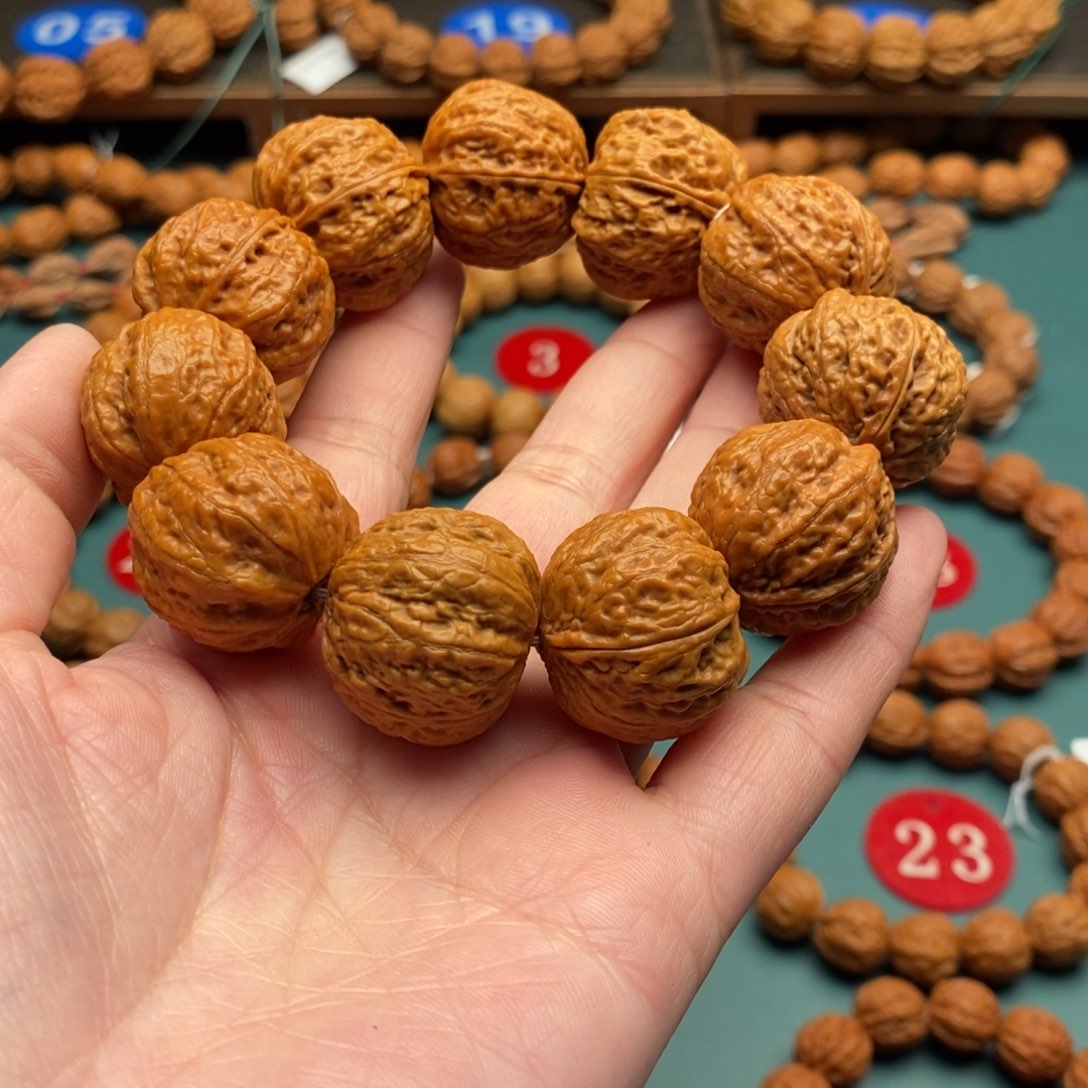 文玩核桃手串24尺寸元宝