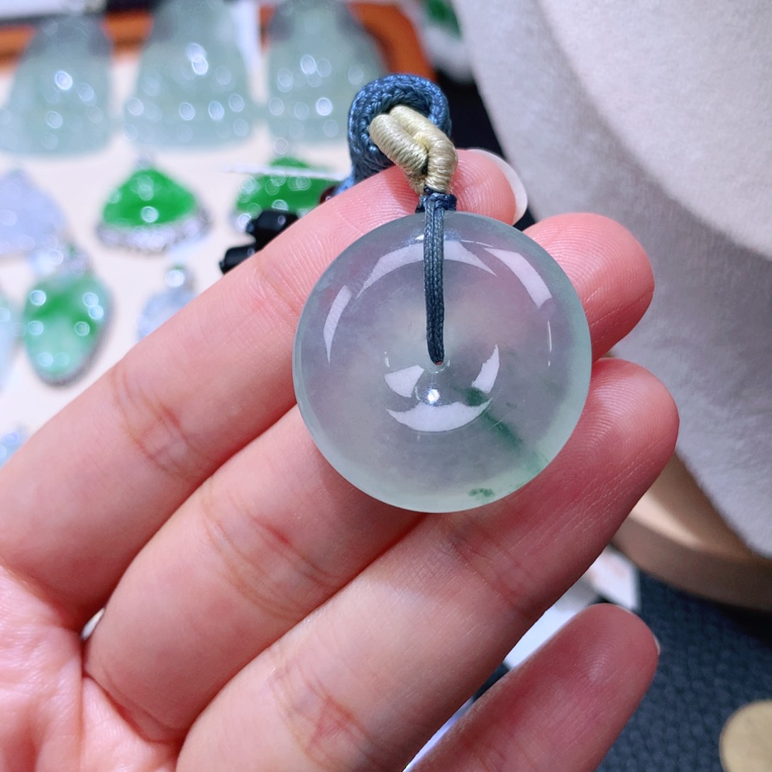 颈饰未镶嵌翡翠扣子27.2*6.1