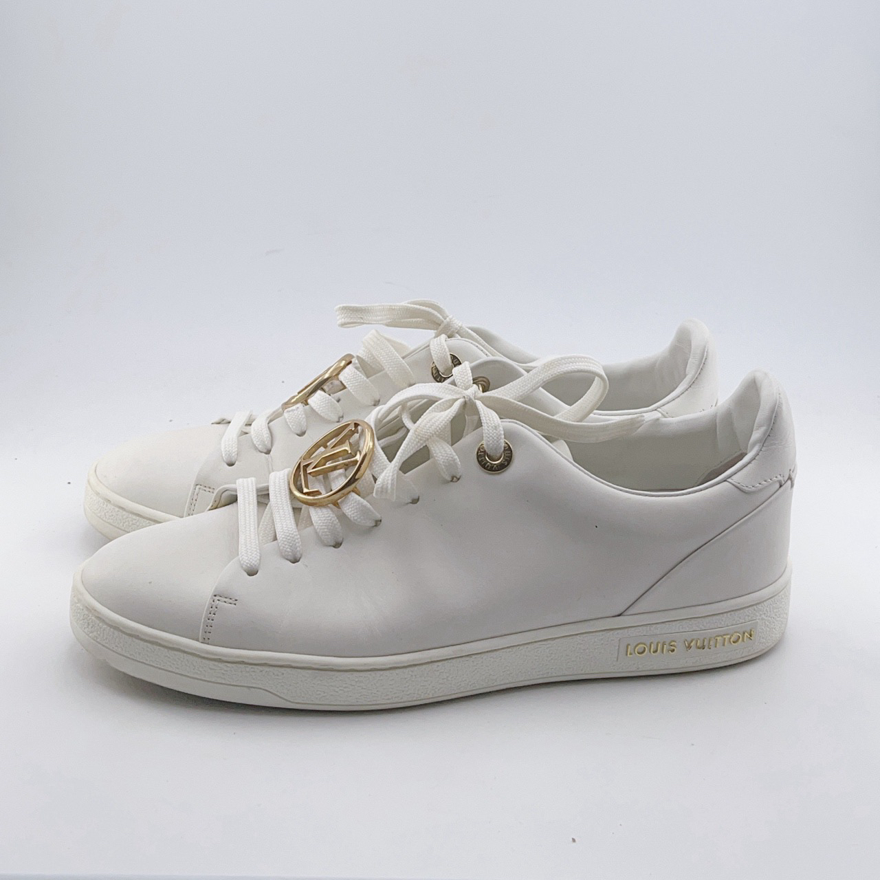 95新 LouisVuitton/路易威登 36码/97新/白金金标板鞋