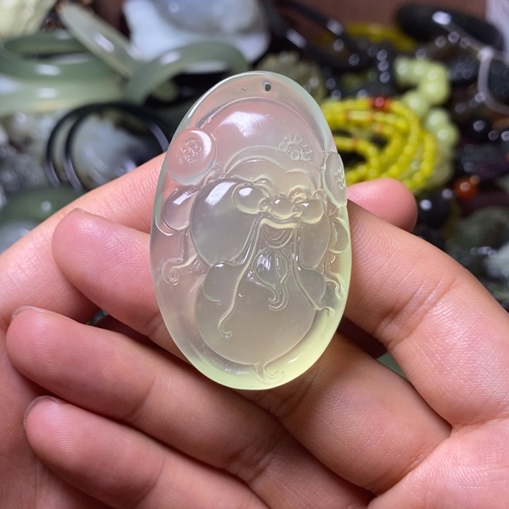 岫玉岫玉颈饰未镶嵌