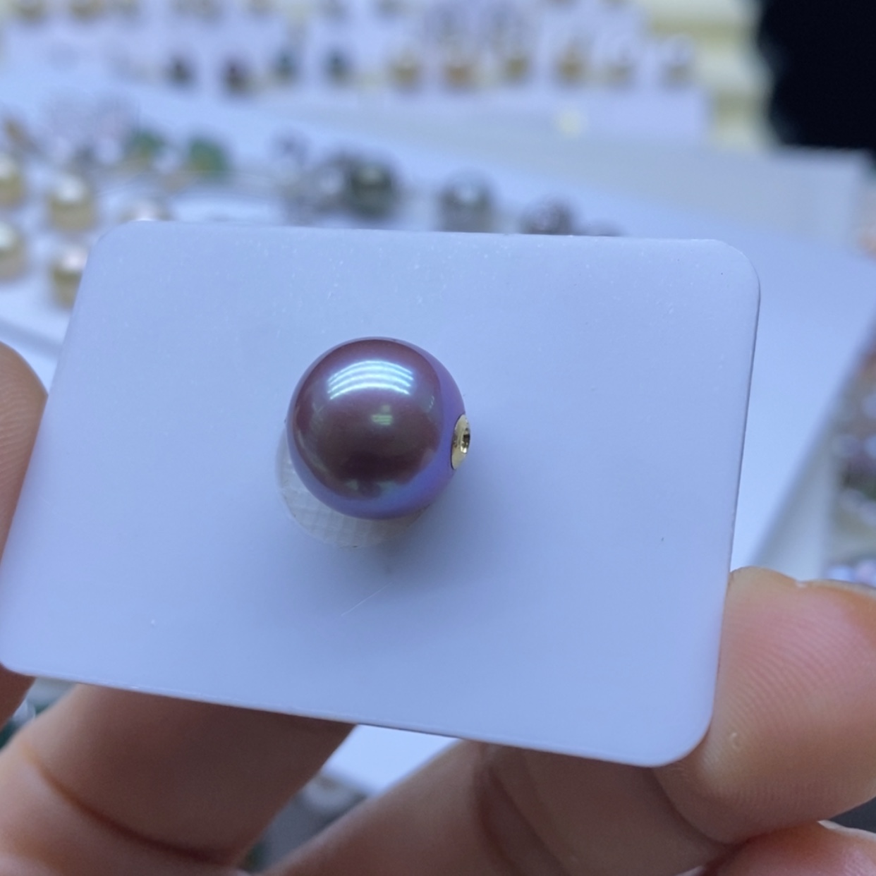 【闪购商品】淡水珍珠18K金镶嵌颈饰