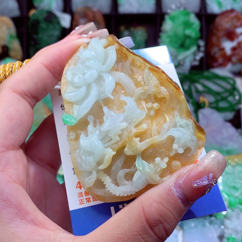 【闪购商品】翡翠颈饰未镶嵌挂件