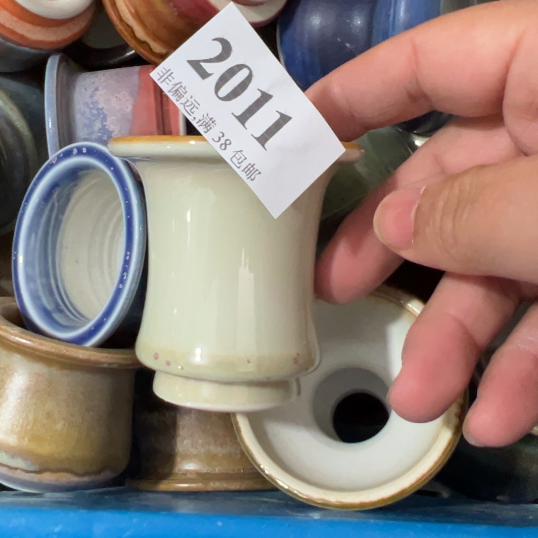 红陶景德镇手工花盆