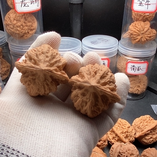 文玩核桃把件火焰马蹄