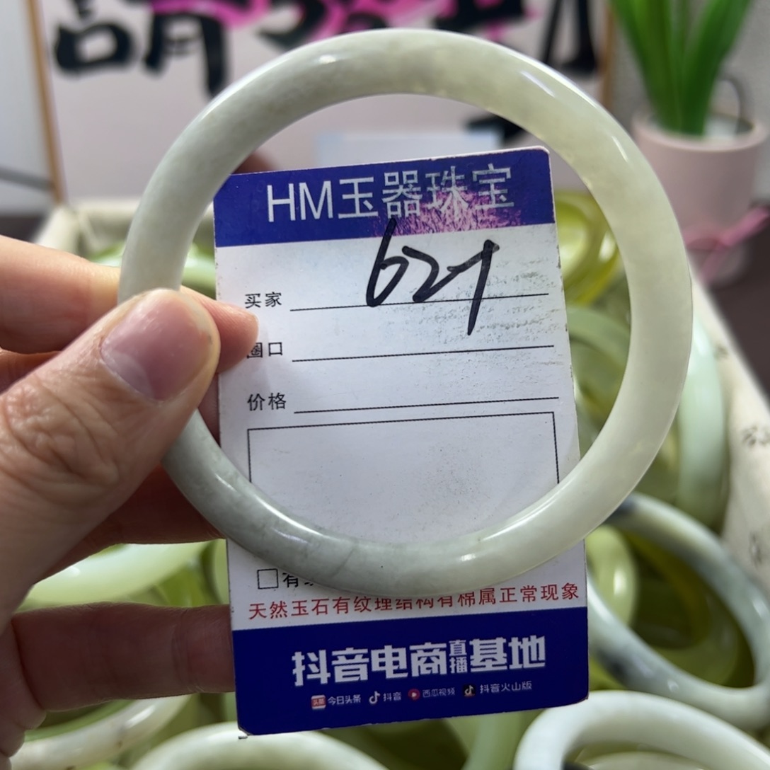 蛇纹石玉手镯未镶嵌582