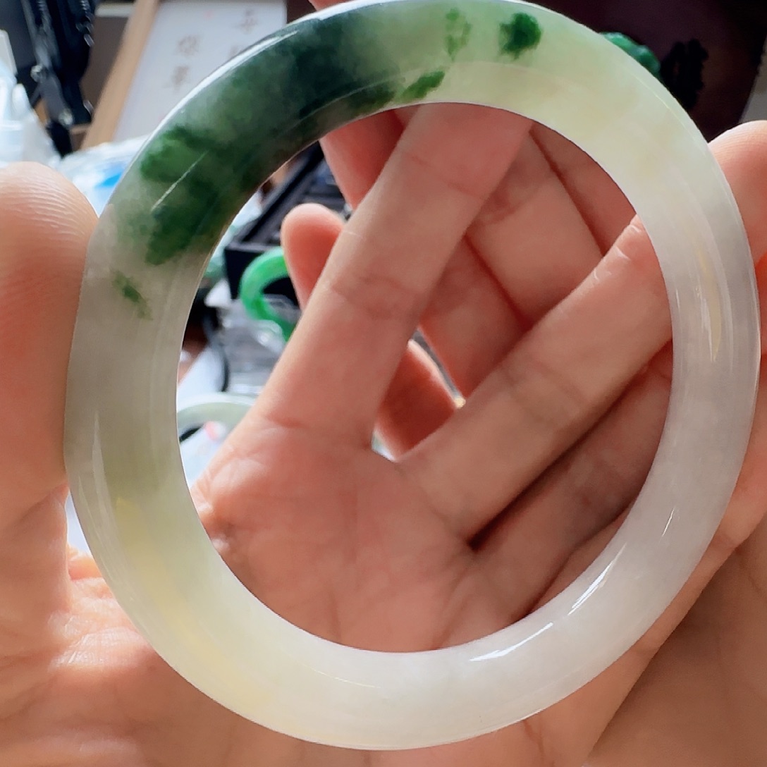 翡翠未镶嵌手镯翡翠1580