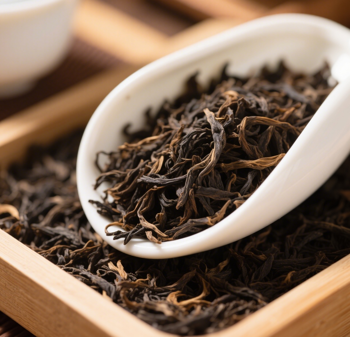 2025年小猛稿背阴山混采古树普洱生茶散茶（955）