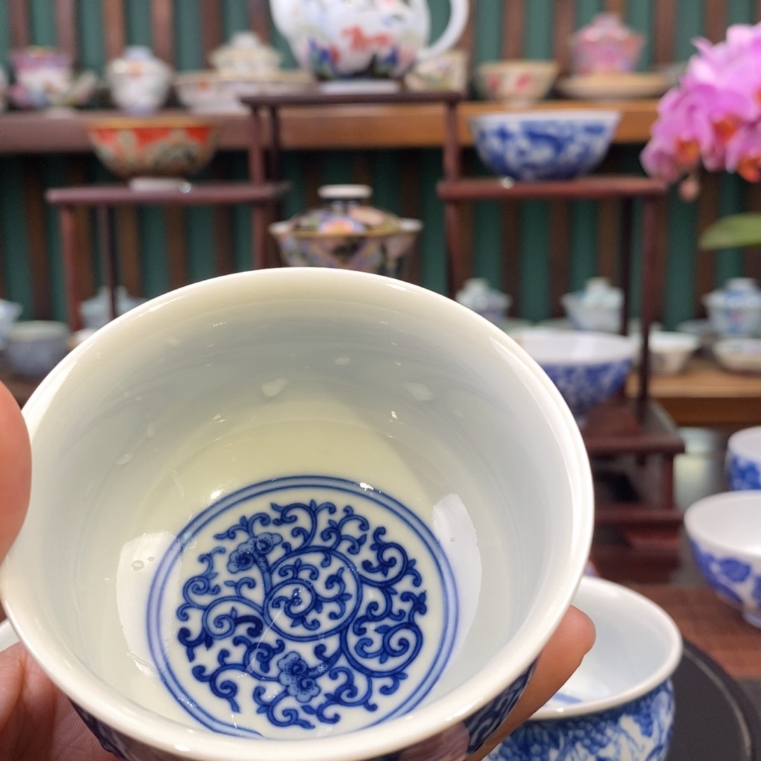 风***衷手工陶瓷柴窑重工龙杯