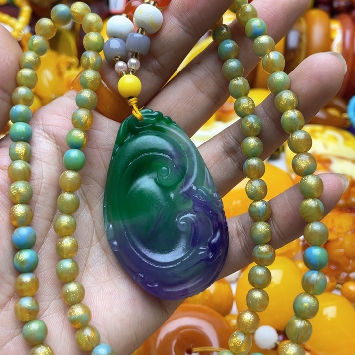 树脂制品85号如意毛衣链