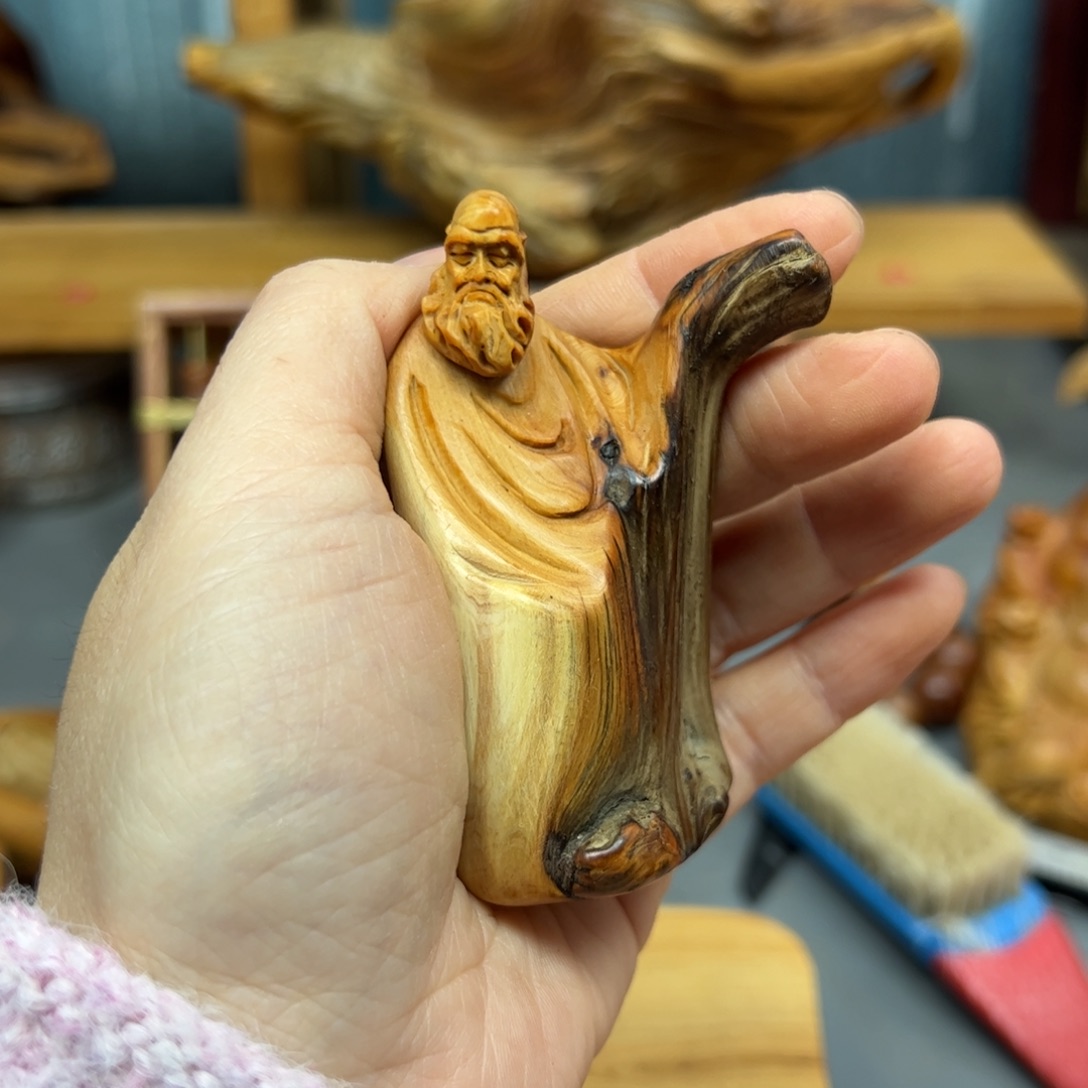 柏木崖柏木摆件手把件，73