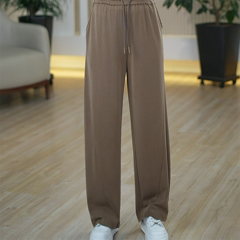 定制不支持7天无理由镰刀裤子全松紧腰拖地裤