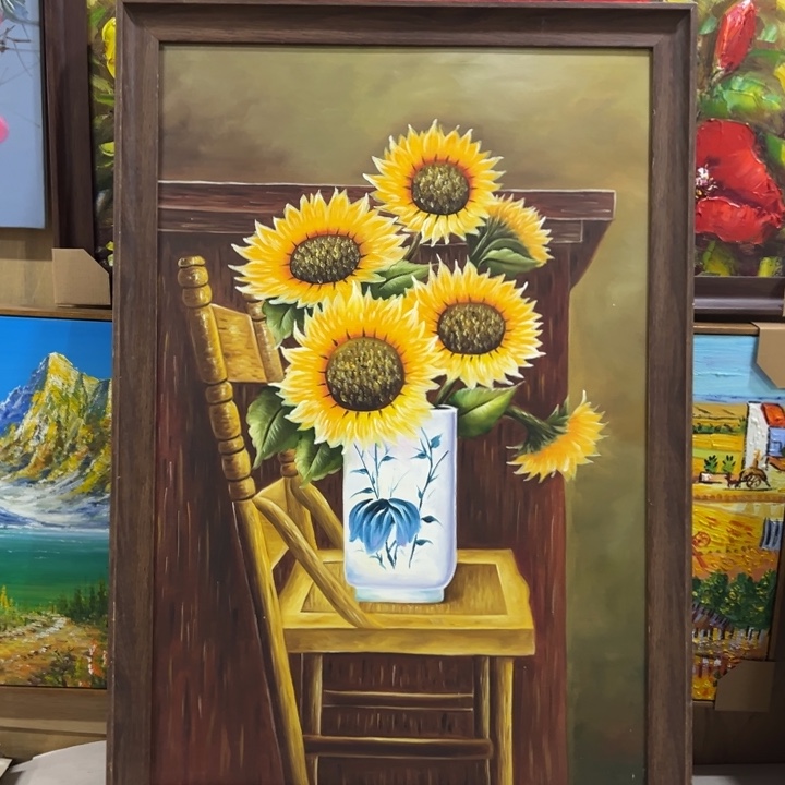 油画油画作品展等活动中