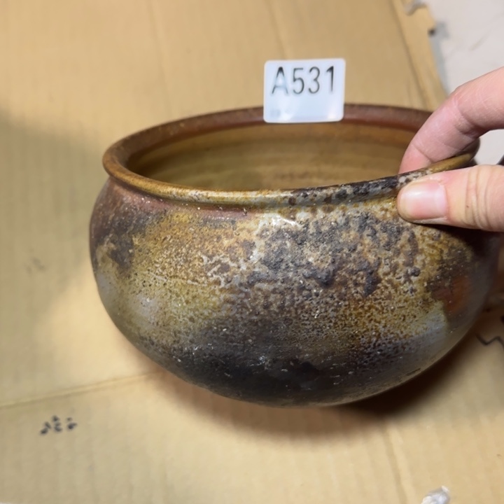 备前烧作品备前烧微瑕