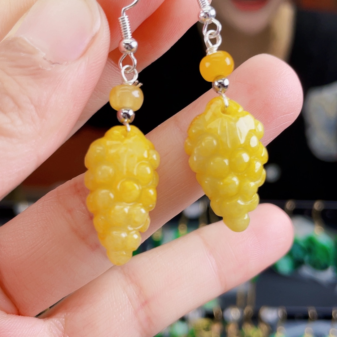 未镶嵌翡翠耳饰饰品