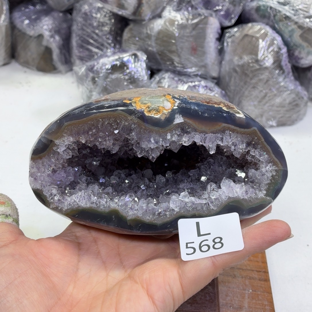 水晶摆件未镶嵌天然紫水晶
