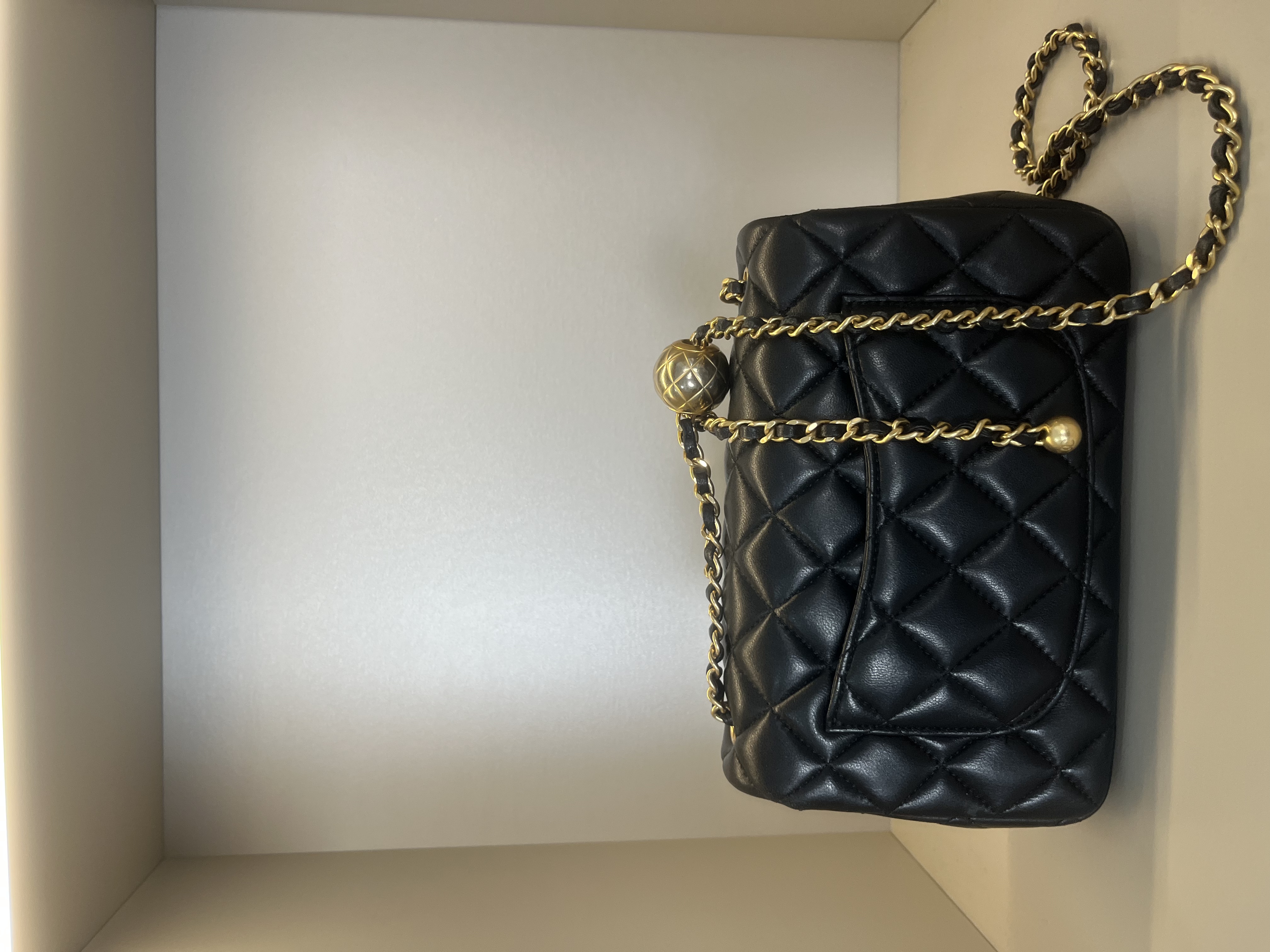 原产进口皮  金球20单肩斜挎链条包 审核  订单