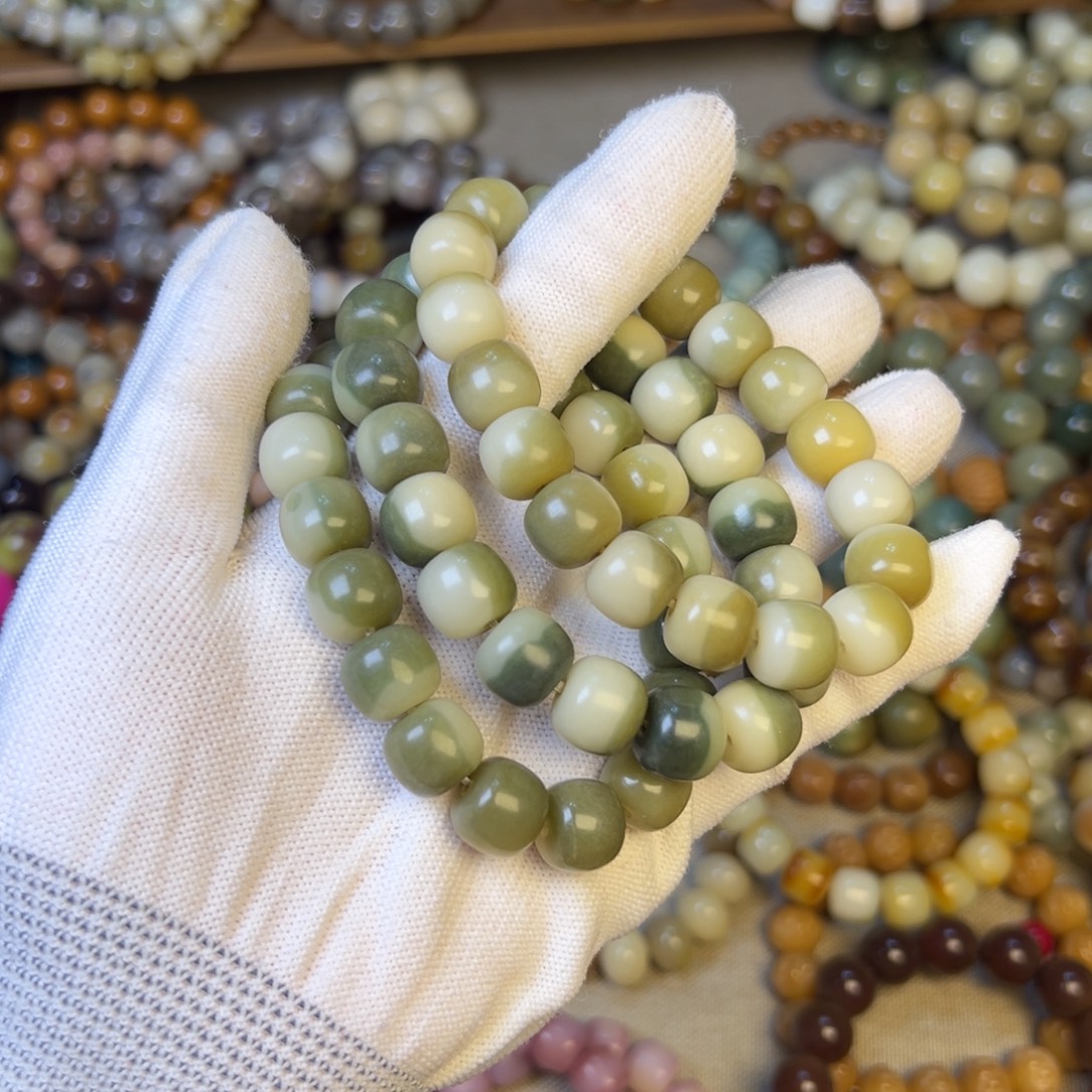 木绿色飘桶珠卡12