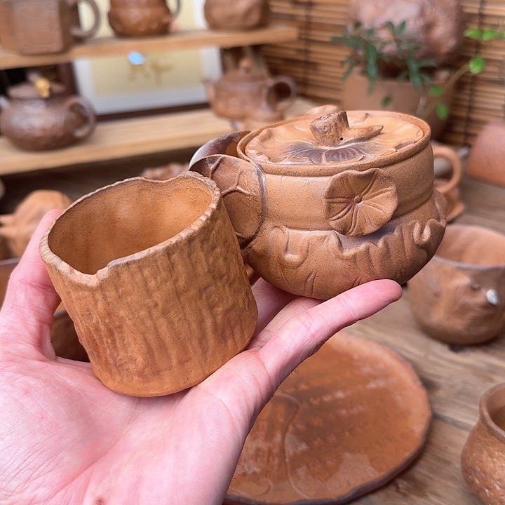 原矿老岩泥茶器系列