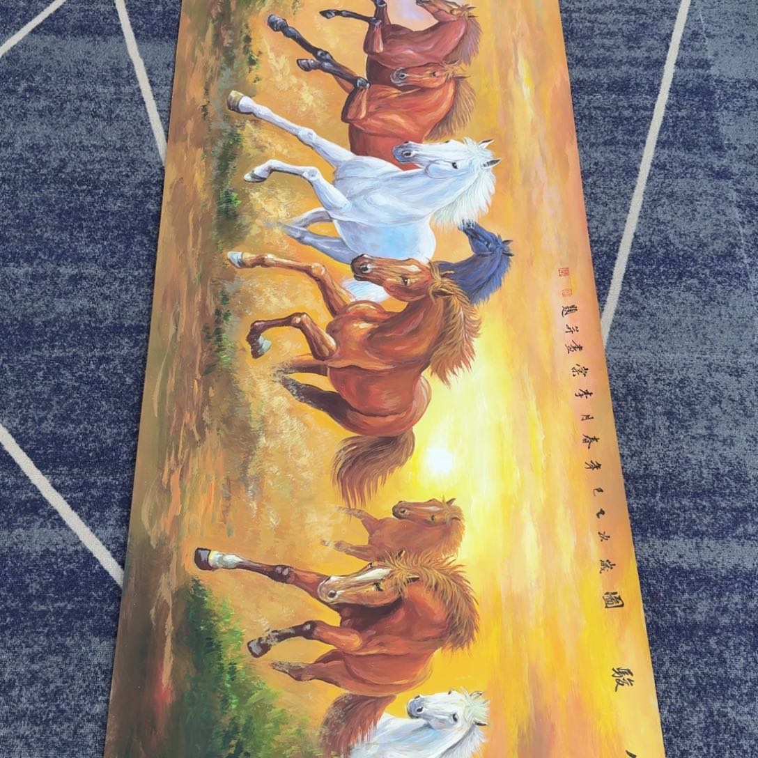 国画国画作品山水花鸟纯手绘