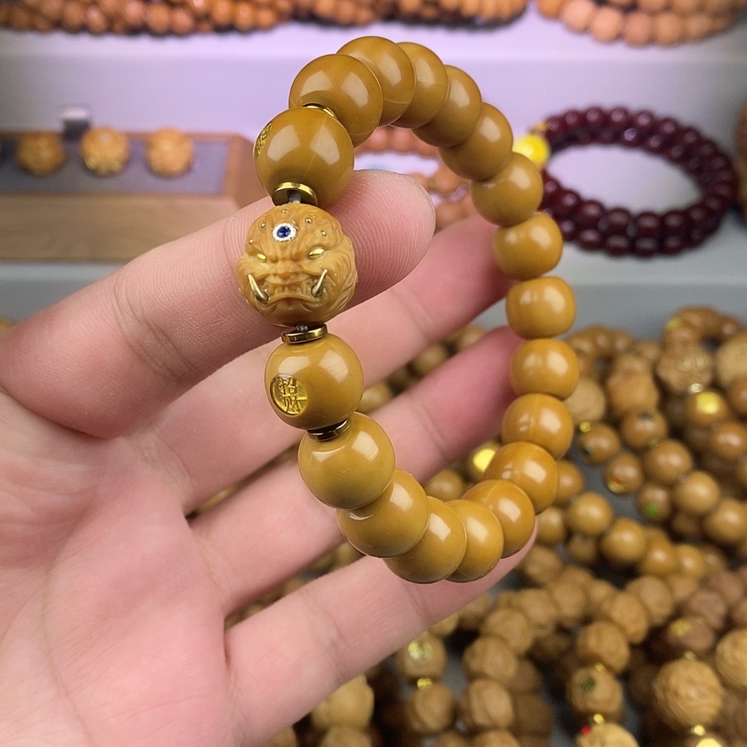 猴头核桃手串全品龙岩老型 九目恶僧