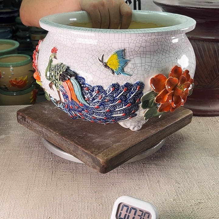 泳坤堂石湾盆陶瓷