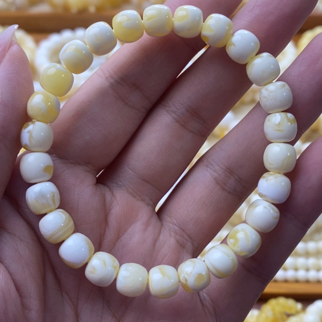 琥珀未镶嵌手链琥珀